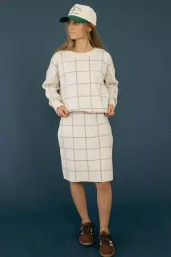 Tea N Rose Maternity Friendly|Skirts<Marley Skirt-Oatmeal