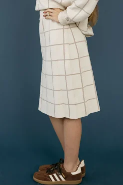 Tea N Rose Maternity Friendly|Skirts<Marley Skirt-Oatmeal