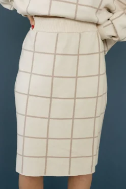 Tea N Rose Maternity Friendly|Skirts<Marley Skirt-Oatmeal