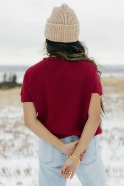 Dongguan Huoyoung Apparel Co Sweaters|Tops<Mason Top-Berry
