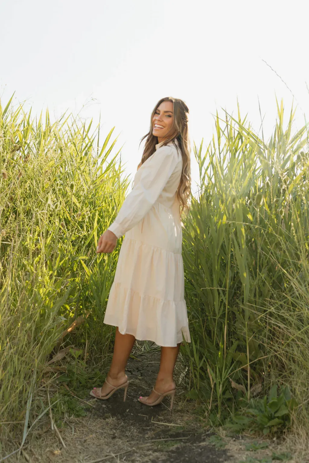 Dongguan Huoyoung Apparel Co Maternity Friendly|Nursing Friendly<Maylie Dress-Cream