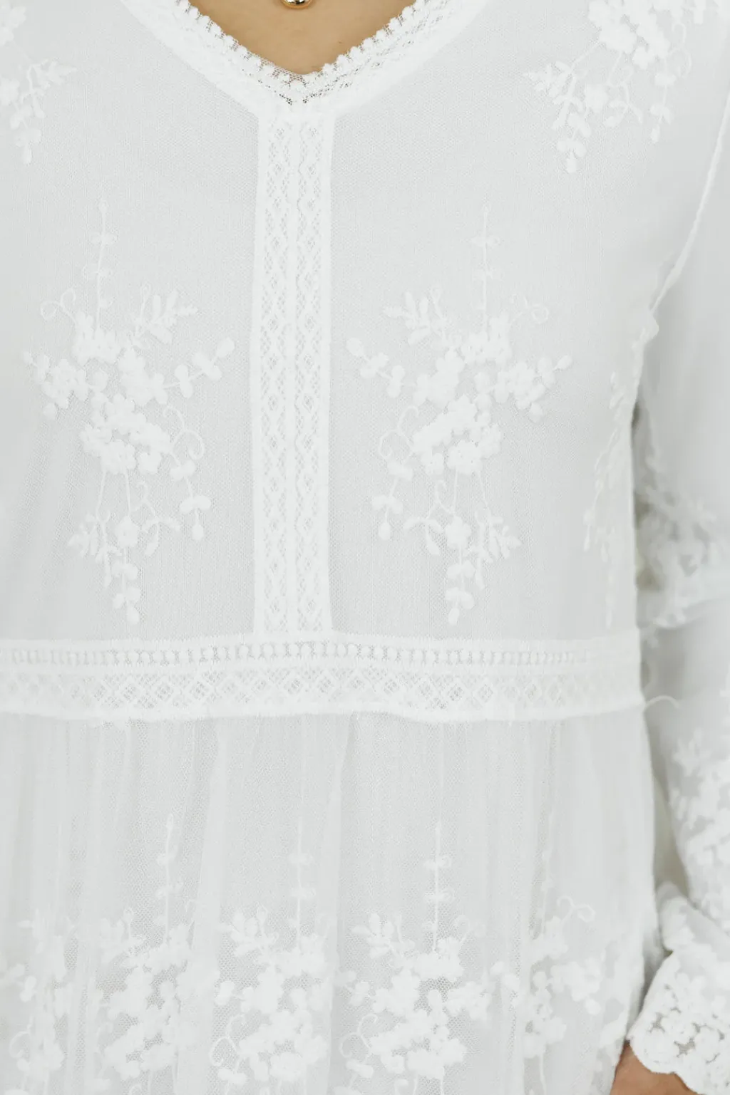 Tea N Rose White Collection|Wedding<Melanie Dress-
