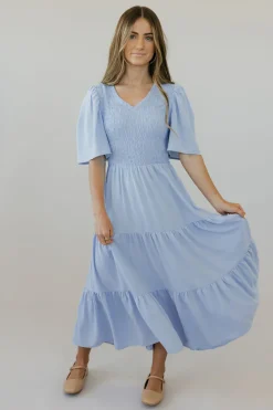 Dongguan Huoyoung Apparel Co Dresses|Bridesmaid's Dresses<Melody Dress-Sky