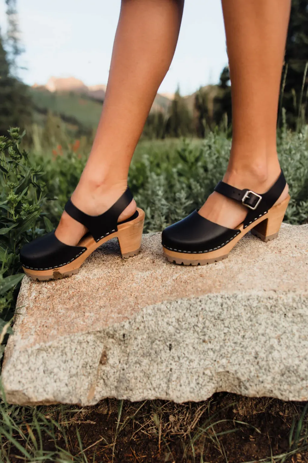 Mia Heels|Clogs<Abba Clog-Black