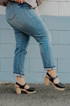 Mia Heels|Clogs<Abba Clog-Black