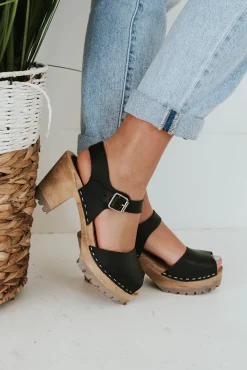 Mia Clogs<Greta Clog-Black