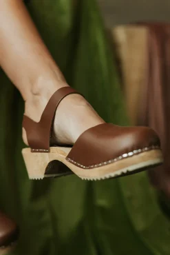 Mia Heels|Clogs<Sofia Clog-Brown