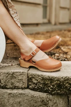 Mia Heels|Clogs<Sofia Clog-Luggage