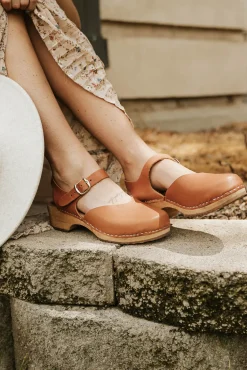 Mia Heels|Clogs<Sofia Clog-Luggage