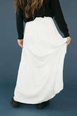 mittoshop Maternity Friendly|Skirts<Mindy Skirt-Ivory