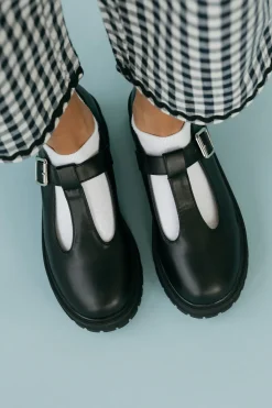 Victoria Fashion Flats|Clogs<Murray Mary Janes-Black
