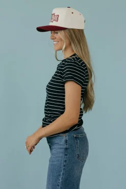Dongguan Huoyoung Apparel Co Tops|Tops<Must Have Tee- Stripe