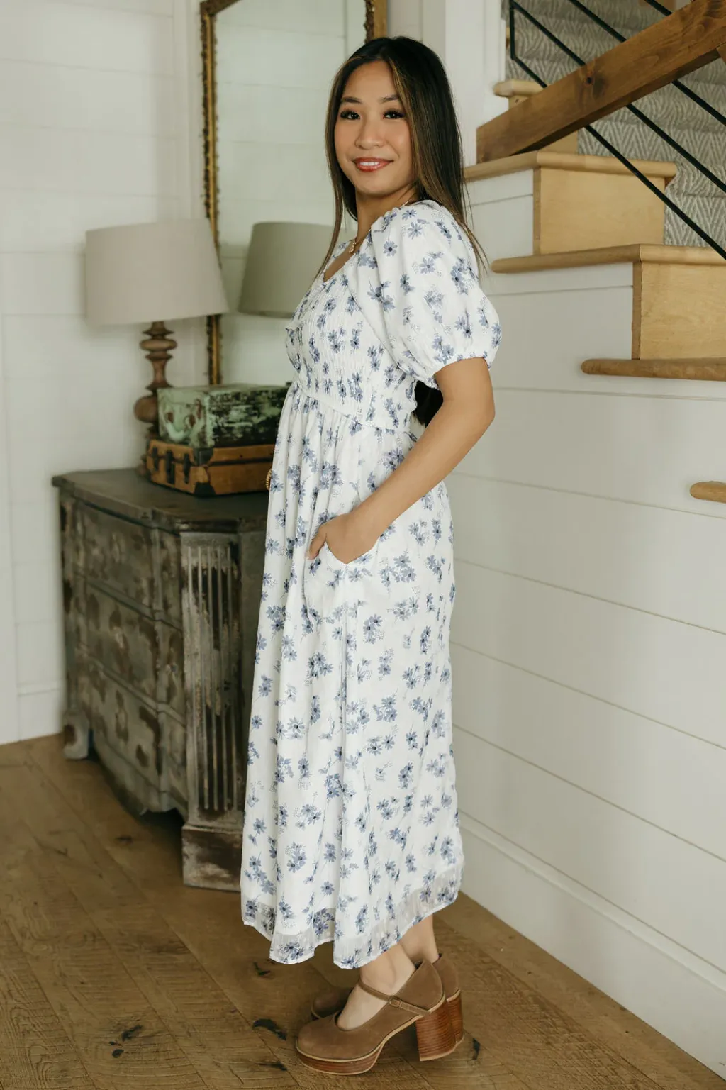 Polagram Maternity Friendly|Dresses<Myla Dress-/Blue