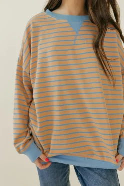 BIBI Maternity Friendly|Tops<Palmer Top-Camel/Denim
