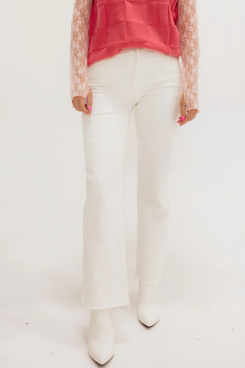 Risen Bottoms|Denim<Patten Denim-White