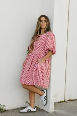 Vine & Love Maternity Friendly|Knee-Length Dresses<Paxton Dress-