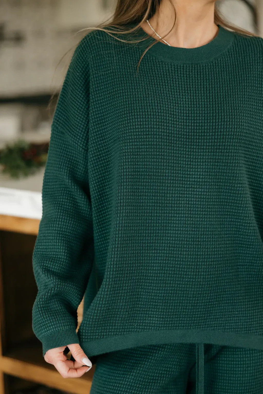 Dongguan Huoyoung Apparel Co Bottoms|Bottoms<Piper Sweater-Emerald