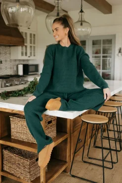 Dongguan Huoyoung Apparel Co Bottoms|Bottoms<Piper Sweater-Emerald