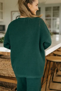 Dongguan Huoyoung Apparel Co Bottoms|Bottoms<Piper Sweater-Emerald