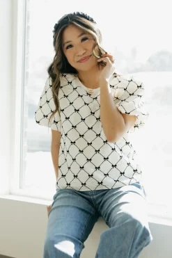So Me Tops|Tees<Priscilla Top-Ivory