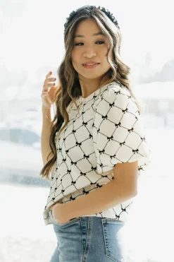 So Me Tops|Tees<Priscilla Top-Ivory
