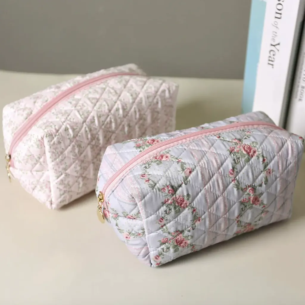Faire Bags<Quilted Cosmetic Bag