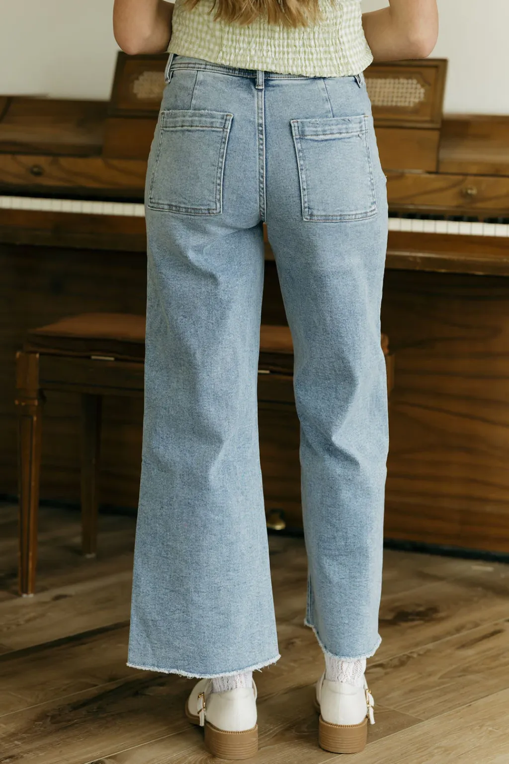 Mica Denim Bottoms|Denim<Raden Denim-Light Wash