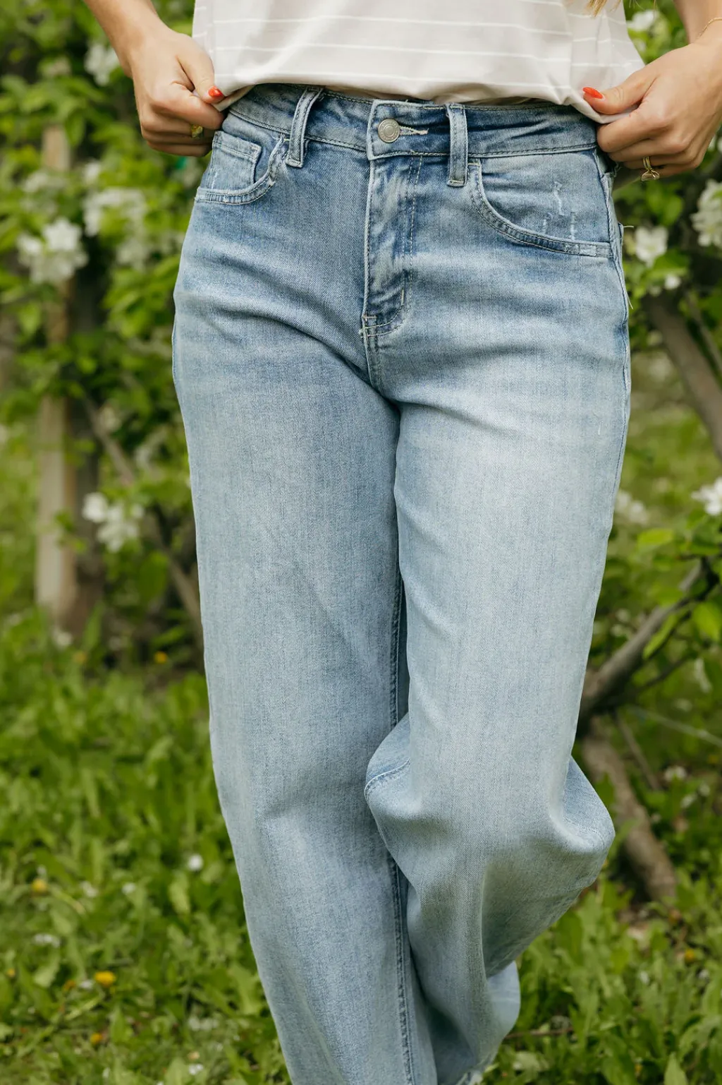 Vervet Bottoms|Denim<Rennie Denim-Medium Light