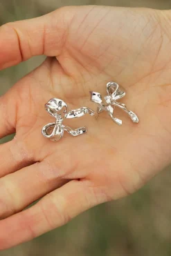Ali Express Earrings<Ribbon Bow Earrings-