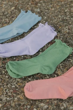 Faire Socks<Ruffle Socks-Green
