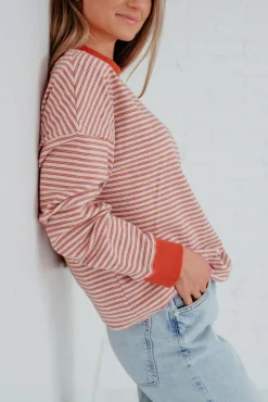 Dongguan Huoyoung Apparel Co Tops|Maternity Friendly<Russ Top-Brick