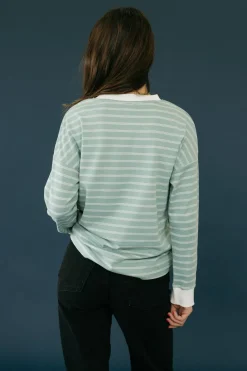 Dongguan Huoyoung Apparel Co Tops|Long Sleeve<Russ Top-Seafoam