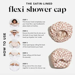 Kitsch Bath & Body<Satin Lined Shower Cap