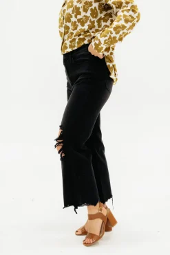 Vervet Bottoms|Denim<Siggy Denim-Black