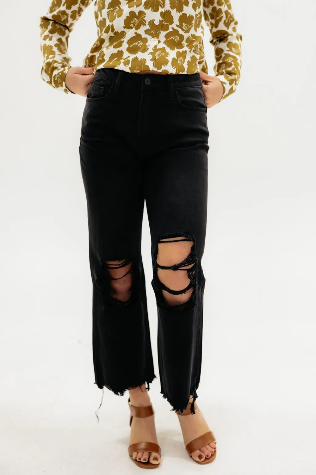 Vervet Bottoms|Denim<Siggy Denim-Black