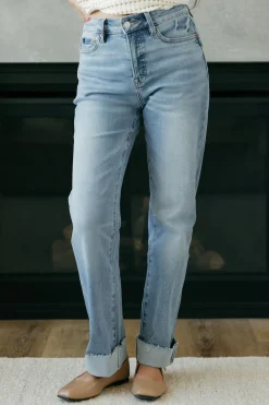 Mica Denim Bottoms|Denim<Simmons Denim-Medium Light