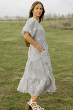 Tea N Rose Maternity Friendly|Bridesmaid's Dresses<Sonora Dress-Grey