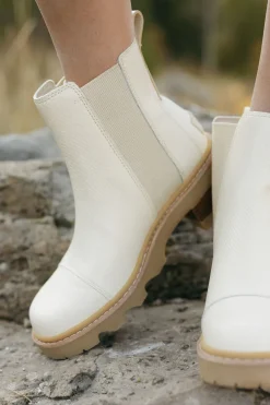 Sorel Boots & Booties<Joan Now Chelsea-Bleached Ceramic/Gum