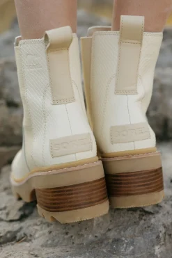 Sorel Boots & Booties<Joan Now Chelsea-Bleached Ceramic/Gum
