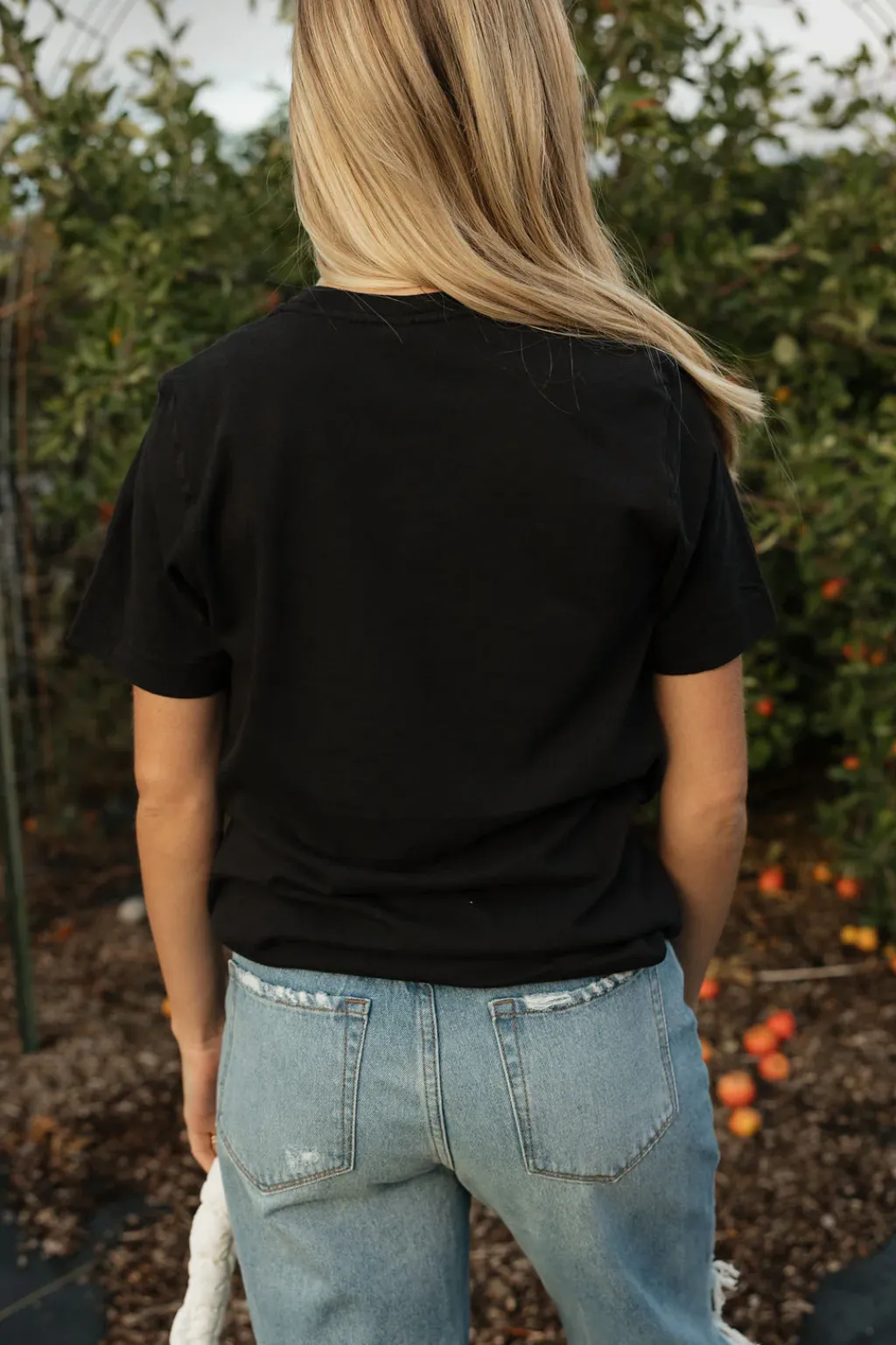 Honestee Tops|Tees<Spooky Cowboys Tee-Black