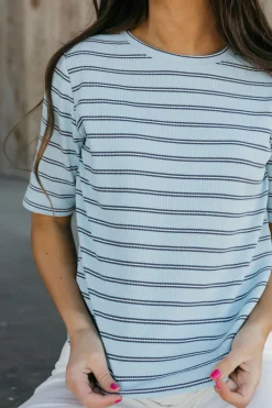 Dongguan Huoyoung Apparel Co Tops|Maternity Friendly<Stanley Tee- Stripe