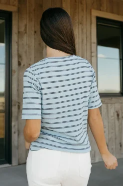 Dongguan Huoyoung Apparel Co Tops|Maternity Friendly<Stanley Tee- Stripe