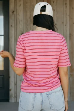 Dongguan Huoyoung Apparel Co Tops|Maternity Friendly<Stanley Tee- Stripe
