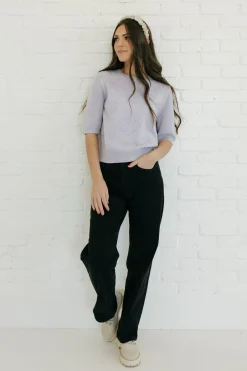 Dongguan Huoyoung Apparel Co Tops|Tops<Sutton Sweater-Lavender