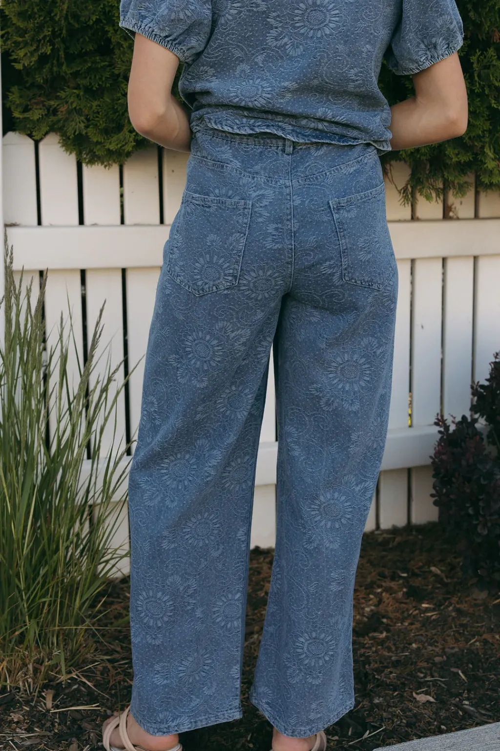 Polagram Bottoms|Denim<Tess Denim-Paisley