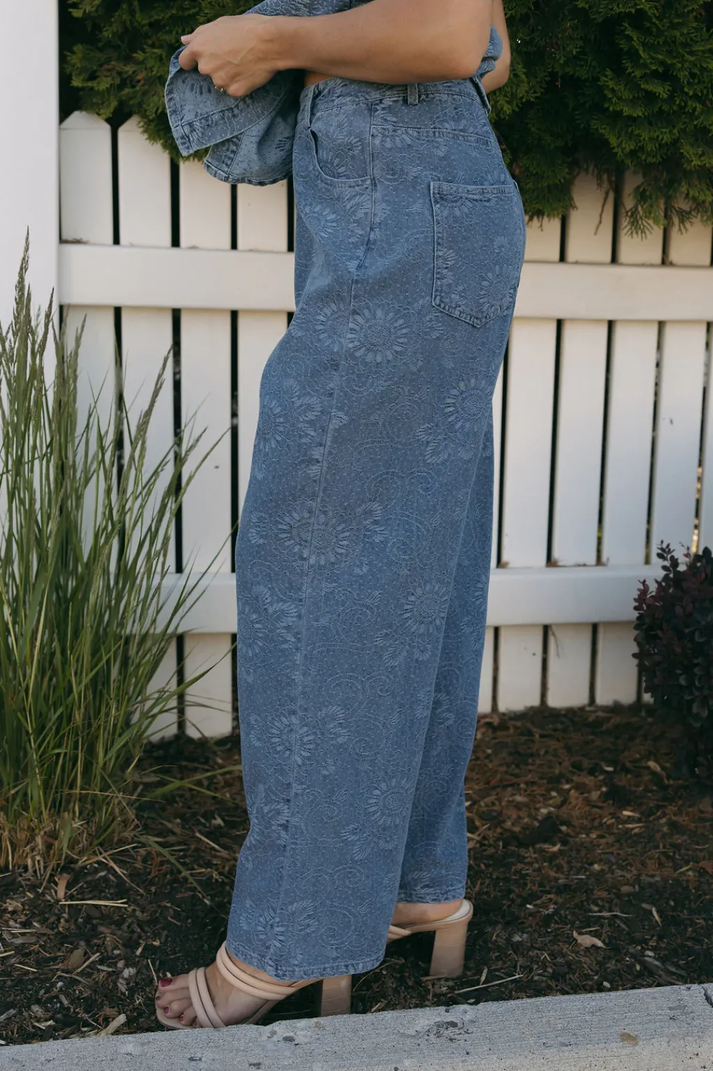 Polagram Bottoms|Denim<Tess Denim-Paisley