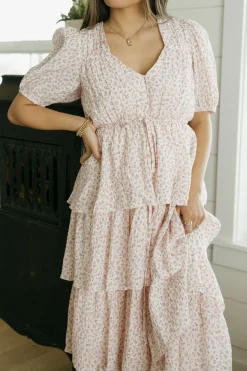 Polagram Maternity Friendly|Dresses<Tillie Dress-Blush Multi