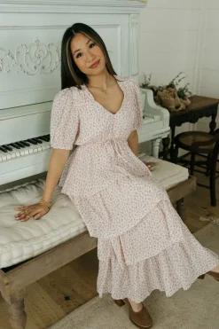 Polagram Maternity Friendly|Dresses<Tillie Dress-Blush Multi