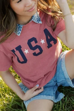 BENIE Tees<USA Tee-Brick