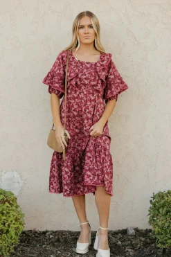 Dongguan Huoyoung Apparel Co Dresses|Dresses<Viviana Dress-Berry Multi